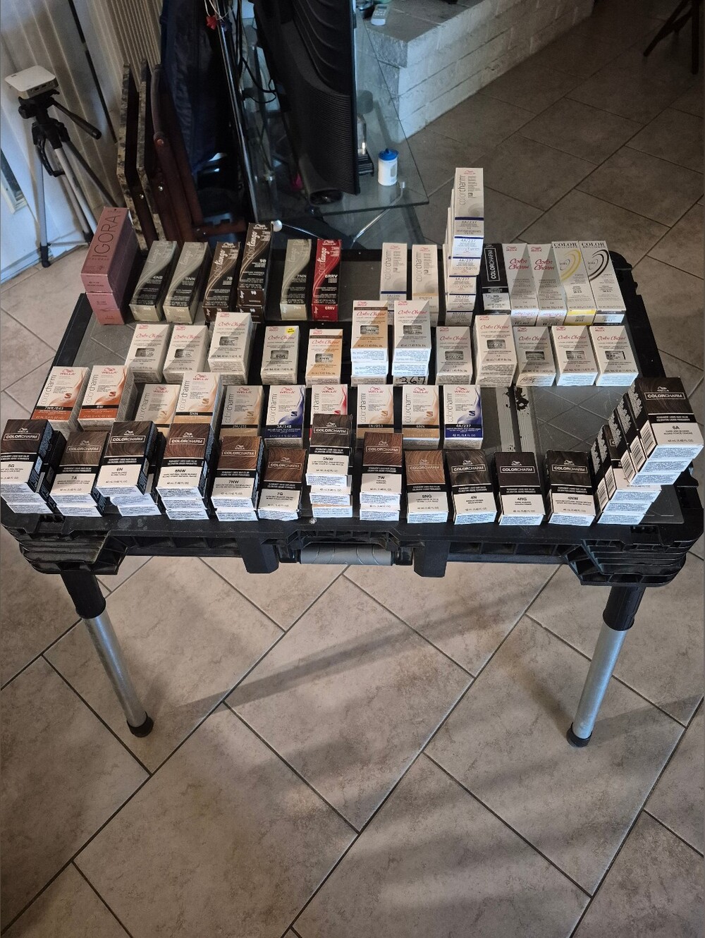 Assorted Lot Of Salon Grade Hair Color Boxes - Multi Shades And Brands